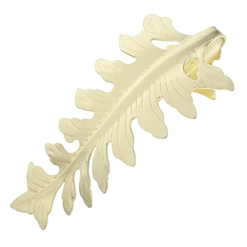 Abrazadera para cortina dorada OUdini con diseño de hoja elegante 8