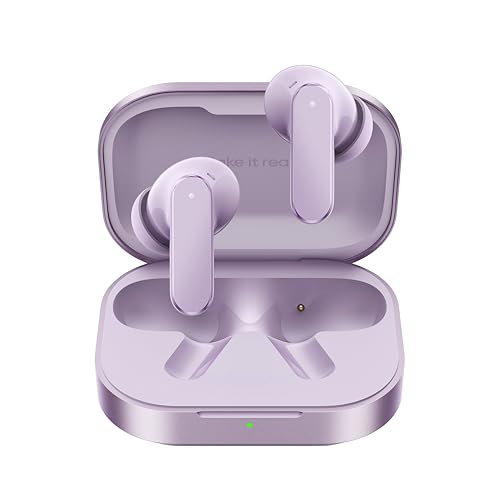 realme Buds Air 8 Écouteurs Bluetooth sans Fil, Traduction IA, Contrôle Tactile, Autonomie 58H, Réduction de Bruit, Type-C, IP55 Étanche et antipoussière, Bluetooth 5.4, Violet