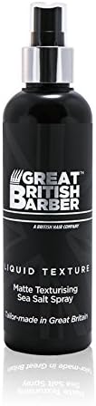 Great British Barber Liquid Texture Spray - Matte Texturising Sea Salt Spray - (200ml)