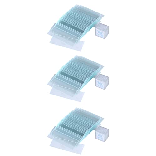 NAMOARLY 450pcs Microscope Slides Coverslips Set 150 Slides 300 Covers Pre-Cleaned for Education