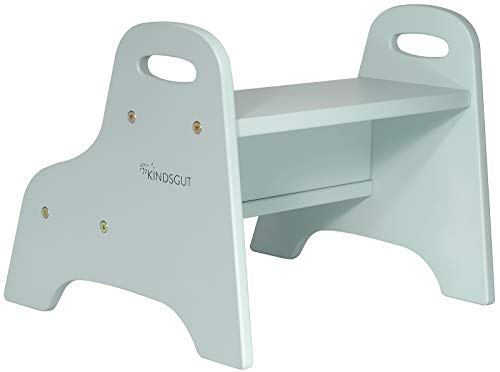 Tritthocker aus Holz mit 2 Stufen von Kindsgut