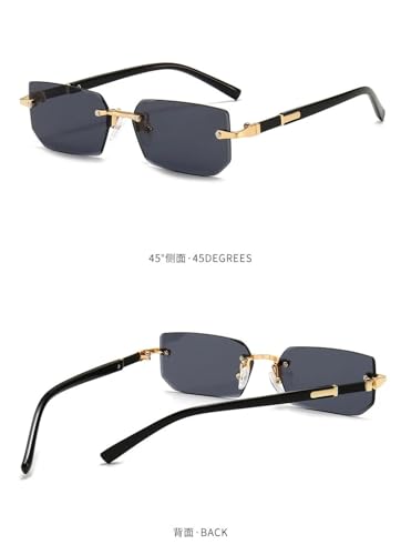 Lunettes de soleil sans monture légères pour éviter les marques sur le nez