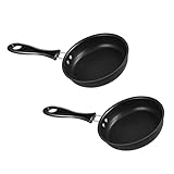 Photo Gallery warmhm 2 pezzi mini padella antiaderente per uova da pz per omelette e frittate riscaldamento veloce e uniforme strumento per cucine induzione nero Photo Gallery warmhm 2 pezzi mini padella antiaderente per uova da pz per omelette e frittate riscaldamento veloce e uniforme strumento per cucine induzione nero
