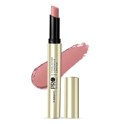 Image of INSIGHT Professional Everlasting Longwear Lipstick | Velvety Smooth Finish | Highly Pigmented | Transferproof,Waterproof,Smudgeproof | Infused with Vit E & Marula Oil - (Tank) 2.5gm