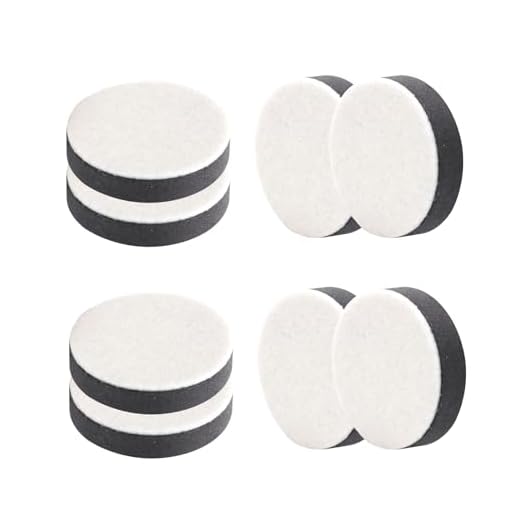 Antrader Self-Adhesive Round Shape Furniture Risers Table Sofa Cabinet Lift, Adds 0.6 Inch Height