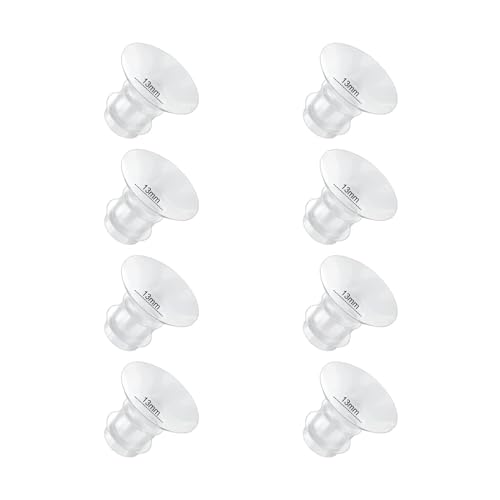 Flange Inserts 13mm 8PC Compatible with Momcozy S12 pro/S9 pro/S9/S10/S12/Medela/TSRETE/Spectra/Bellababy etc 24mm Wearable Breast Pump Reduce 24mm Tunnel Down to Correct Size