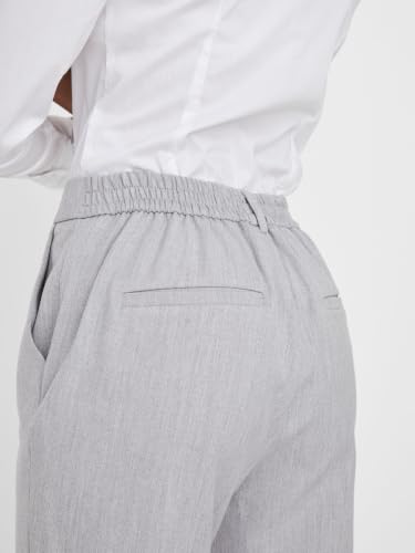 VERO MODA Damen Vmmaya Mr Loose Solid Pant Noos Hose, Light Grey Heather, XS/32L – Ansicht 2