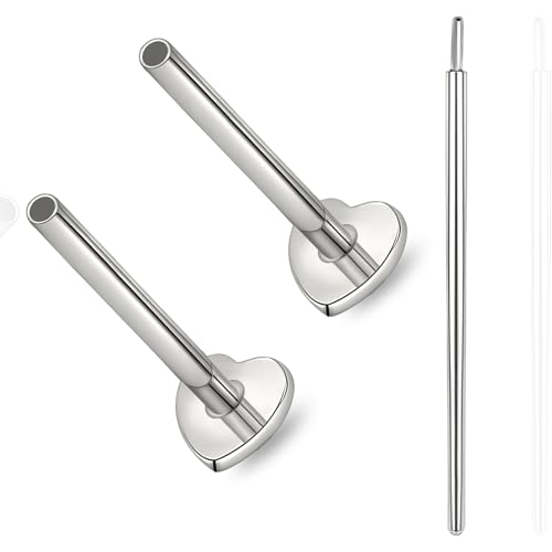 limerencia Titanium Threadless Bar Post Replacement for Body Piercing
