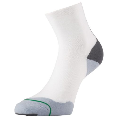 Calcetines de 1000 millas de Fusion sin ampollas Womens Medium White