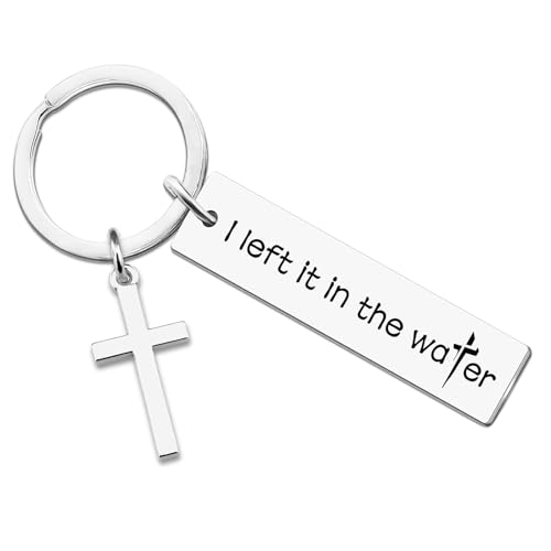 Ikacvb Baptism Keychain Baptismal Gifts For Women Men Adults Unique