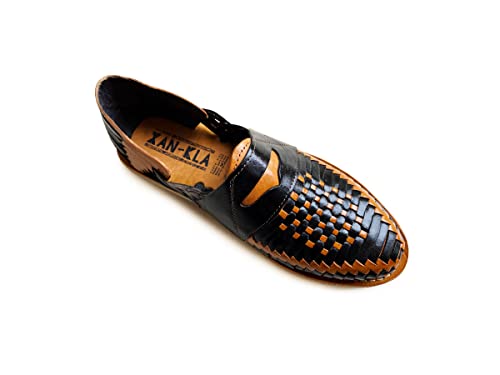 Mens huarache sandal Mr Mask Black and Tan