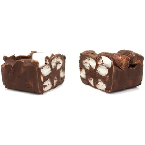 Oh Fudge - Chocolate Marshmallow Fudge 1 Pound - The Oh Fudge Co - Rich, Pure, Delicious Creamy Chocolate with loads of Marshmallows Cover
