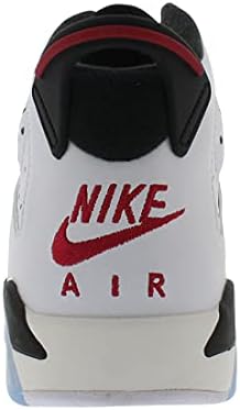 Nike Jordan Kid's Air 6 Retro GS 384665-003 Shoes, White/Carmine-black, 7 Big Kid | Image 3