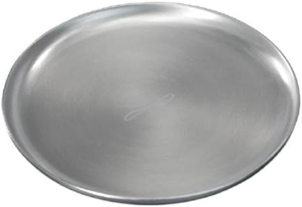 Plate for candles, decoration round silver 15 cm