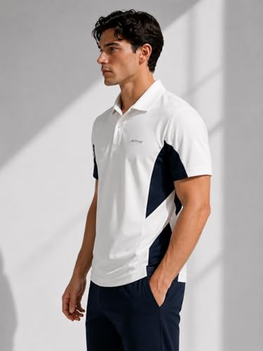 Image of Raves Mens Performance Collared Polo Shirt | Quick Dry, Lightweight, Breathable Sports & Everyday Wear Polo | Athletic Fit