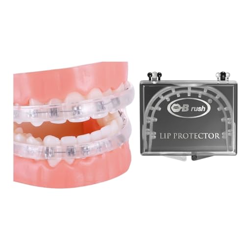 Obrush Comfort Covers for Braces - Orthodontic Mouth Guard Lip Protector Wax Alternative Lip Shield for Brackets