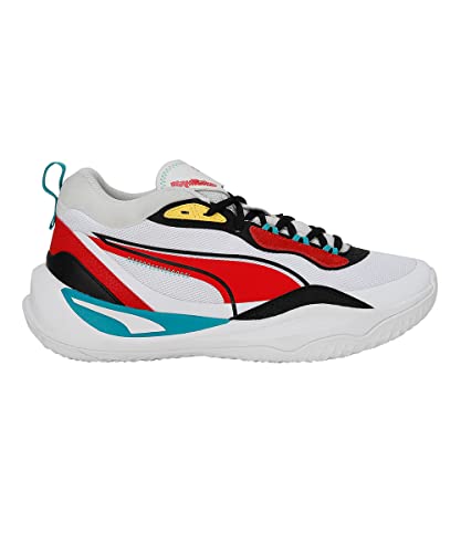 Image of Puma Playmaker Textile Mid Boot Lace Up Mens Casual Shoes