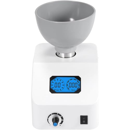 Dental Plaster Grind Mixer, 100-700ML Automatic Alginate Mixer, 0-300RPM Adjustable Speed, Mixing Alginate Impression Materials and Gypsum, for Dental Clinics, Laboratory