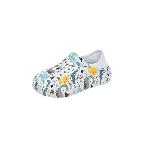 Kids Toddler Water Shoes for Boys Girls Dinosaur Slip-On Breathable Sandals- Quick-Dry Kids Shoes for Swimming Beach Yard Play Swim Sneakers Outdoor/Indoor