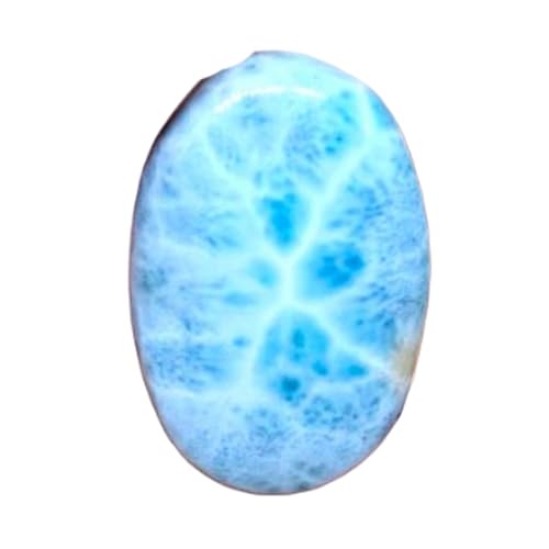 Larimar ovale GH_NAT_06454, cabochon haut de gamme pour joaillerie