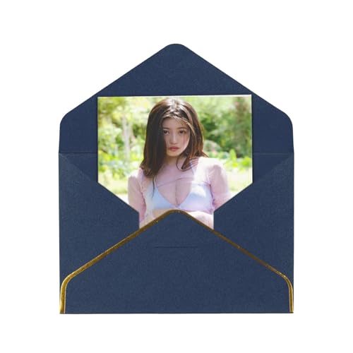 メッセージカード 今田美桜 グリーティングカード 人気 シンプル 挨拶状 年賀状 感謝カード 金箔押し 封筒付き 多機能 レター用品 友達 家族 記念日 新年 お正月 お誕生日 贈り物 おしゃれ プレゼント