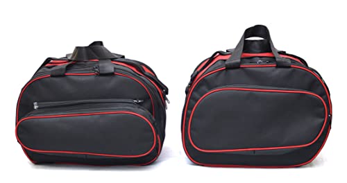 Bolsas internas para alforjas GREAT BIKERS GEAR para Multistrada 1200 desde 2015 1260 950 Rojo/Negro miniatura 2