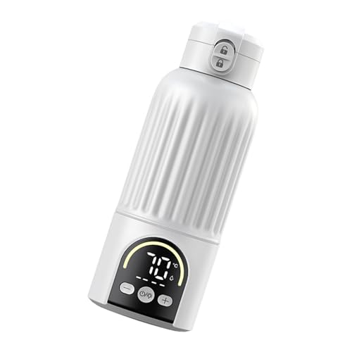 Chauffe-lait portable sans fil en acier inoxydable contre le lait froid des nouveau-nés