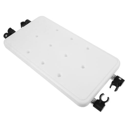 Healeved Senior Walker Seat Aluminum Alloy Seat Walker Rest Bath Seat Plate Walker Accessory for Disabled