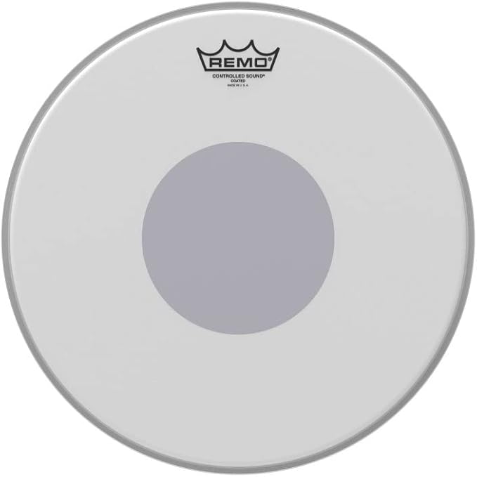 Remo Controlled Sound Coated Drum Head with Reverse Black