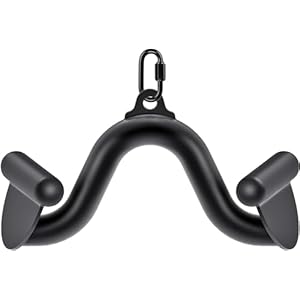 SELEWARE LAT Barras de Tracción, Multi-Grip Lat Bar, para el Entrenamiento de Gimnasio en Casa, Accesorios de Máquinas de Cable para el Entrenamiento Muscular Versátil