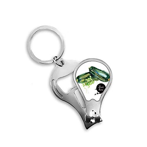 Pédicure maison relaxante avec le coupe-ongles courgette aquarelle DIYthinker