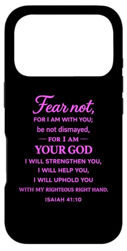 Fear Not For I Am With You Isaiah 41:10 �X�g���N�`���[ Faith God �X�}�z�P�[�X iPhone 17 Pro �p