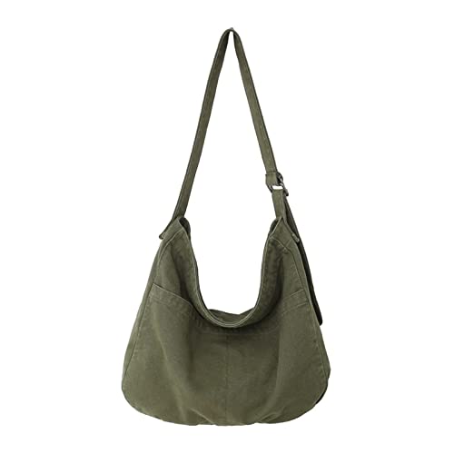 Sac à bandoulière toile grand format ajustable pour étudiantes