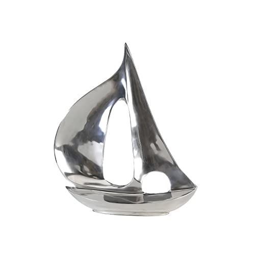 Casablanca – Escultura de Aluminio – Pulido – Decoración de baño – H 35 cm