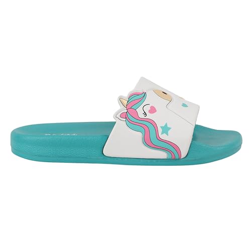 Image of WELCOME Unisex-Child Kids Flip-Flop Soft Comfortable Indoor & Outdoor Slippers Stylish Non-Slip Slide Home Casual Chappals For Boys & Girls