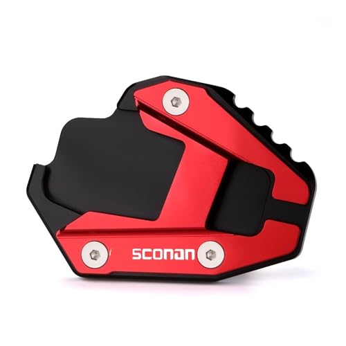 Plaque d'extension élargie et coussin béquille pour moto 950S