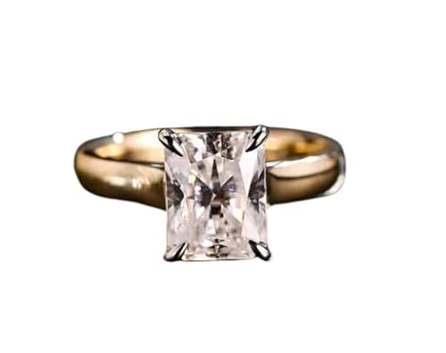 ELMA JEWELS Hidden Halo Two Tone Ring