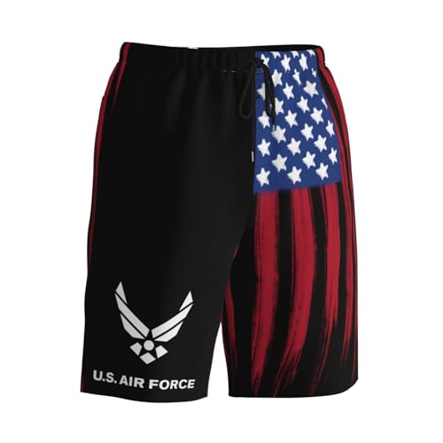 Us Air Force USAF Mens Swim Trunks Quick Dry Board Shorts 7" - Hawaii Beach Swimwear3