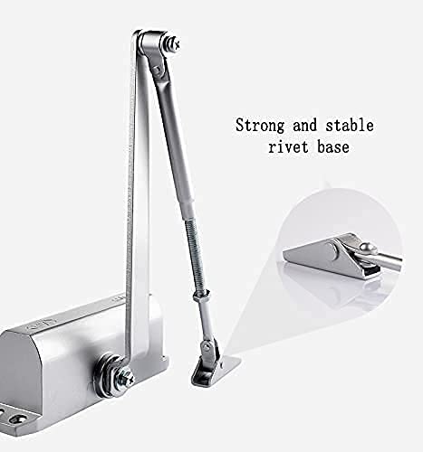 Fecho de porta para serviço pesado, fecho de retenção ajustável, fecho de porta suspenso, com dobrad