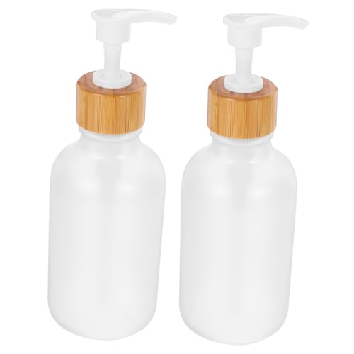 TOPPERFUN 2pezzi Dispenser Di Sapone in Plastica Pompa Vuoti Di Flaconi Di Shampoo Flaconi Di Lozione Ricaricabili