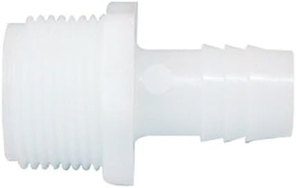 Nylon Tube And Hose Fitting 3/16" HB x 1/4" NPT (Pack of 20)