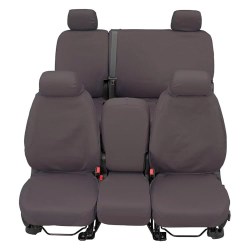 Housses de siège auto 3e rangée gris Covercraft polycoton pour trajets en famille