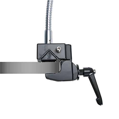 Supporto A Morsetto Per Tablet – Cta Heavy Duty Gooseneck Clamp Stand Per Ipad 10A Generazione 11" – Ipad 7A/8A/9A Generazione 10,2" – Surface Pro 4 – Surface Go 3 E Altri Tablet 7-13 Pollici – Nero - 7