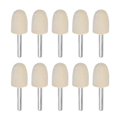 20 Punte Feltro Per Lucidatura 4mm - Per Trapano O Utensile Rotante, Testa 1/8" - Foto 5