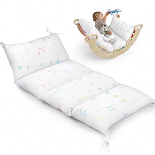 Image of BlueWood Climbing Arch Cushion, Pikler Cushion for Kids, Smile