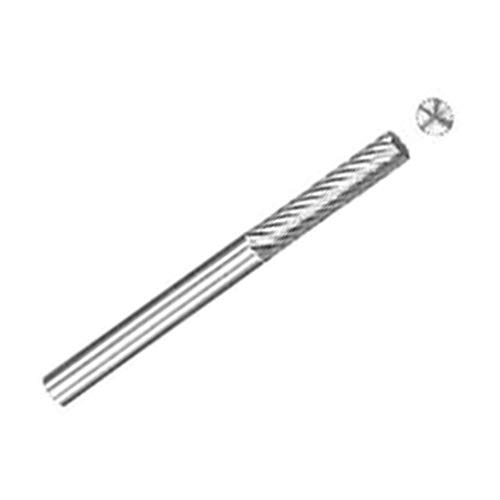Image of Drill America SB-42 Carbide Burr /Rotary File Cylindrical End-Cut Double Cut for Die Grinder 3 /32 inch Dia. x 7 /16 inch Cut Length with 1 /8 inch Shank and 1-1 /2 inch Overall Length, DUL Series