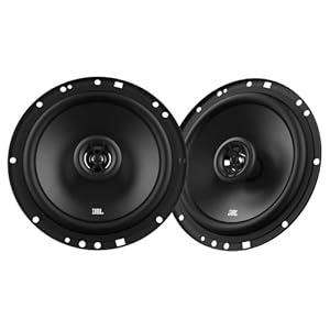 JBL Stage1 61F 2-weg autoluidsprekerset van Harman Kardon – 200 watt autospeakers 40 watt RMS – 2 delige auto hifi JBL box groot 16.5 cm | 165mm | 6,5 inch, zwart