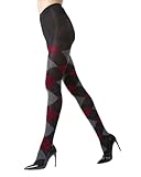 MeMoi Textured Argyle Sweater Tights