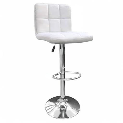 McMoLa black color PU leather bar stool for kitchen for bar shop adjustable up and down office chair