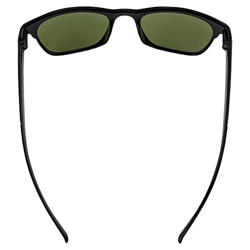 Tahiti Polarized Sunglasses for Women Fashion 2 Pairs Black & Blue Frames w/Blue Mirror Lenses4